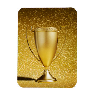 Gold Cup Trophy Magnet
