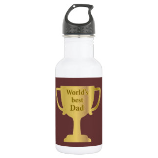 Gold Cup World's Best Dad 532 Ml Water Bottle