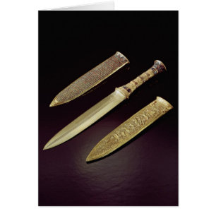 Gold dagger and sheath