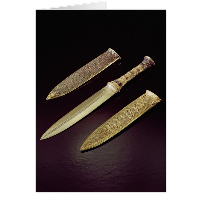 Gold dagger and sheath (Front)