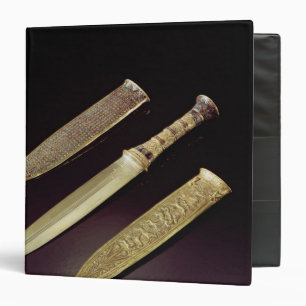 Gold dagger and sheath binder