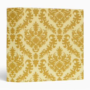 Gold damask binder