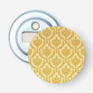 Gold damask bottle opener