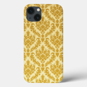 Gold damask iPhone 13 case