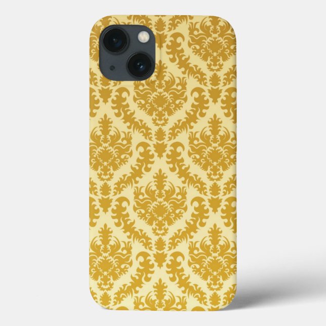 Gold damask Case-Mate iPhone case (Back)