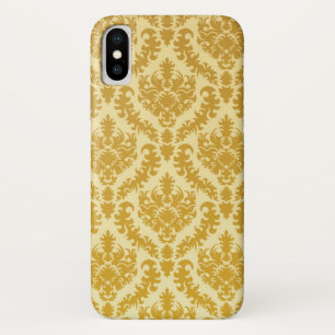 Gold damask iPhone x case