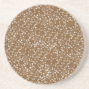 Gold Damask Coaster