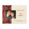 Gold damask, Save the Date Photo postcards,