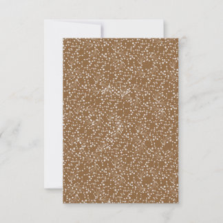 Gold Damask Thank You Card