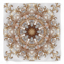 Gold Decorative Bandana