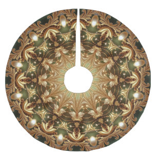 Gold Decorative Tree Skirt