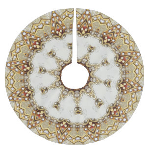 Gold Decorative Tree Skirt