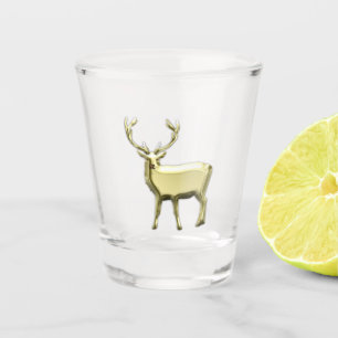 Gold Deer Shot Glass