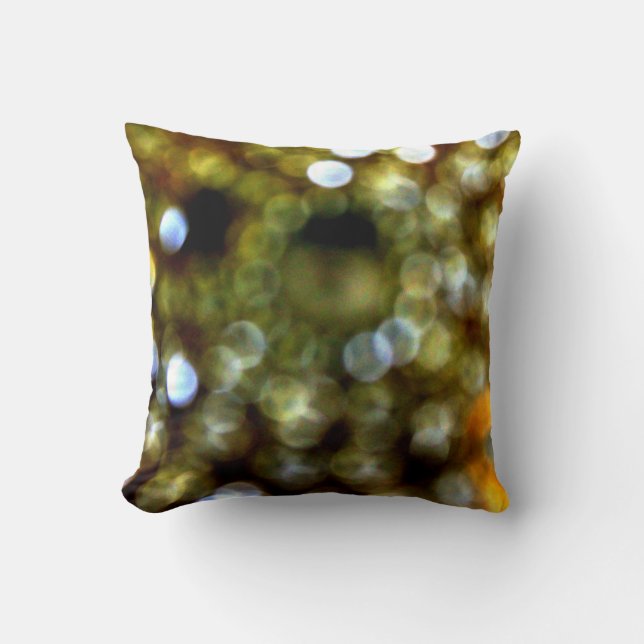 Gold Design Throw Pillow (Front)