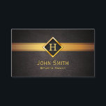 Gold Diamond Label Sports Agent Business Card<br><div class="desc">Gold Diamond Label Sports Agent Business Card.</div>