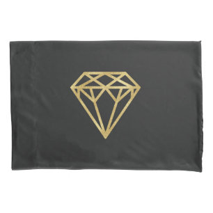 Gold Diamond Pillowcase