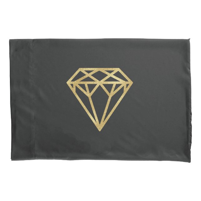 Gold Diamond Pillowcase (Front)