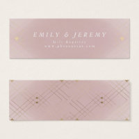 Gold Diamond Pink Geometric Deco Gatsby Wedding