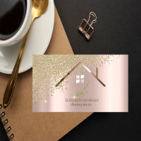 Gold Diamonds Broom Maid Cleaning House Rose Gold