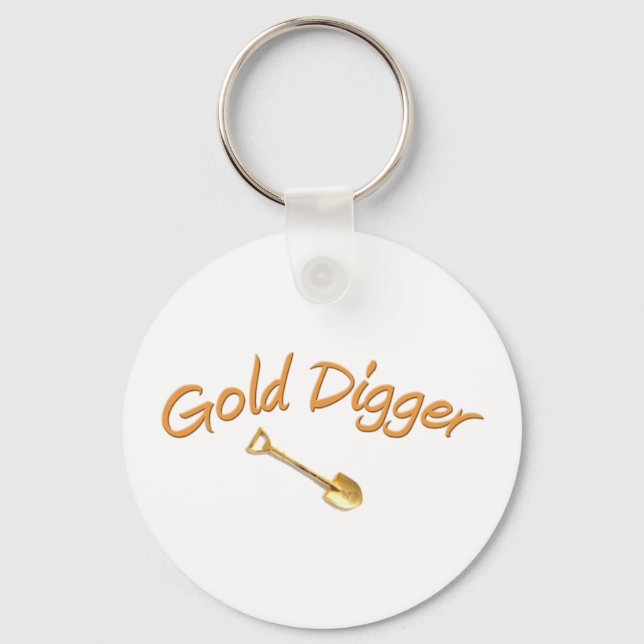 Gold Digger Keychain (Front)