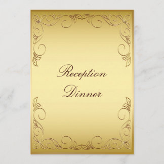 Gold Dinner Menu