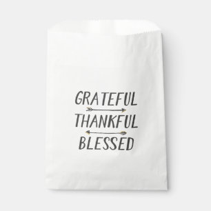 Gold Dipped Arrows Grateful Thankful Blessed Favour Bag