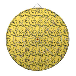 gold dolar dartboard