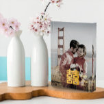 Gold Double Happiness Chinese Wedding Photo Acrylic Award<br><div class="desc">This charming tabletop Gold Double Happiness Chinese Wedding Personalize Acrylic Photo Block has a frameless display of your favourite photo. Features the Chinese character "囍DoubleHappiness" and editable texts. Create a precious keepsake of your favourite wedding photo or give as a wedding anniversary gift.</div>