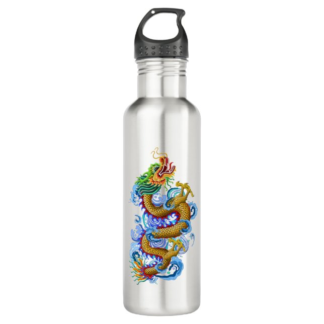 Gold Dragon 710 Ml Water Bottle (Front)