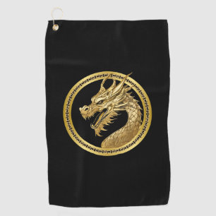 Gold Dragon- Golf Towel