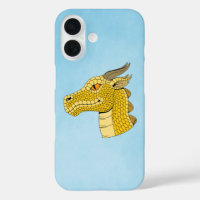 Gold Dragon Head in Profile