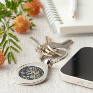 Gold Dragon Keychain