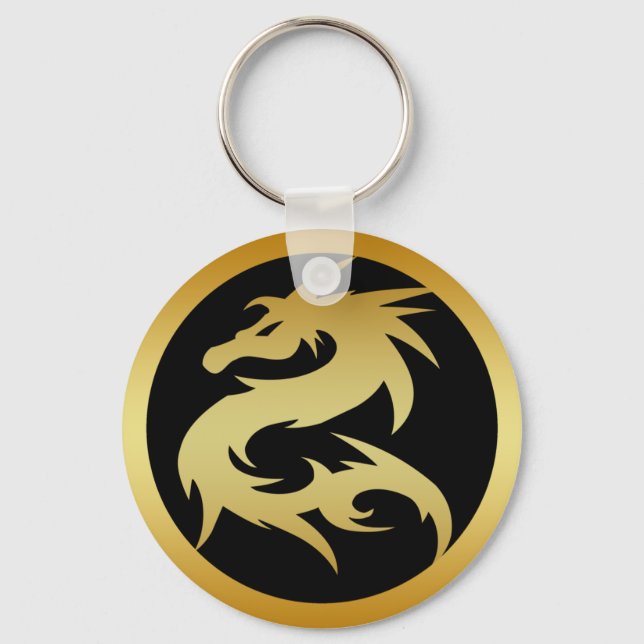 GOLD DRAGON KEYCHAIN (Front)