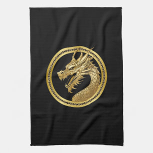 Gold Dragon- Kitchen Towel