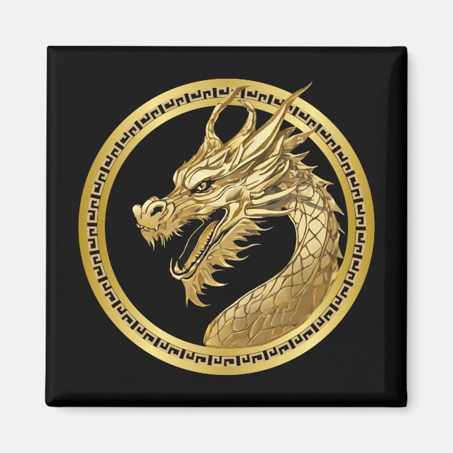 Gold Dragon- Magnet (Front)