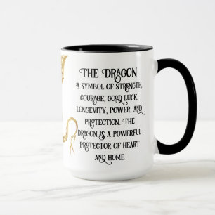 Gold Dragon Mug