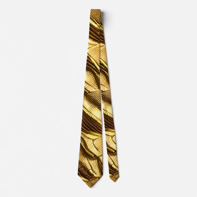 Gold Dragon Scale Tie (Front)