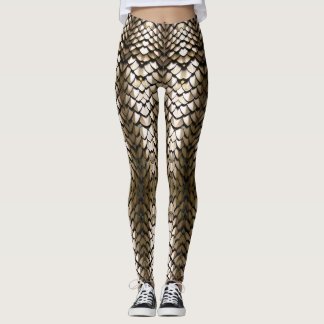 Gold dragon scales leggings