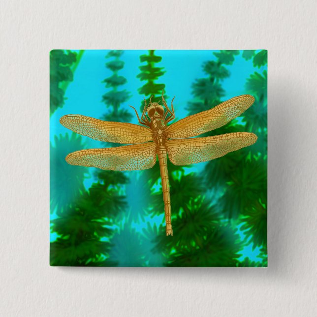 Gold Dragonfly Pin (Front)