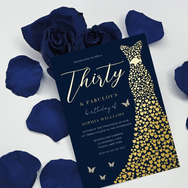 Gold Dress Thirty & Fabulous 30th Birthday Party (Creator Uploaded)