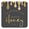 Gold Drips 100% Pure Honey Jar Labels