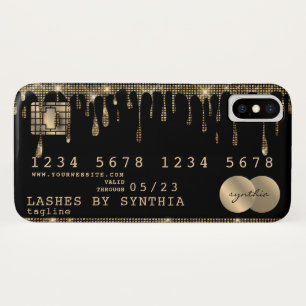 Gold Drips Credit Card Style Case-Mate iPhone Case