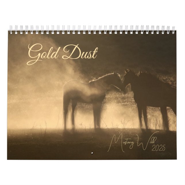 Gold Dust 2025 Calendrier de 12 mois (Protection)