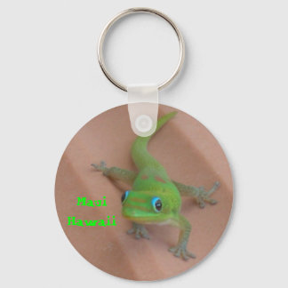 Gold Dust Day Gecko Keychain