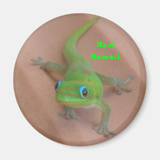 Gold Dust Day Gecko Magnet