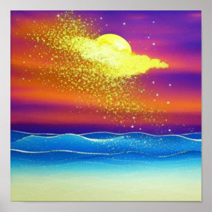 Gold Dust from the Sky Poster