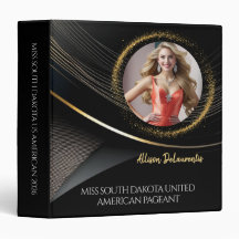 Gold Dust Ultimate Pageant Notebook Binder
