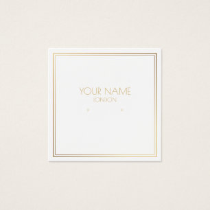 Gold effect border earring holder