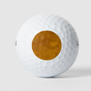 Gold Effect Golf Balls