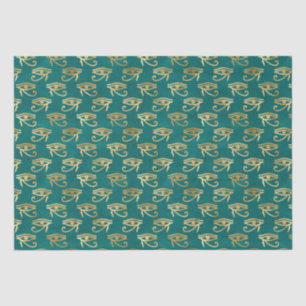 Gold Egyptian Eye of Horus Pattern Tissue Paper